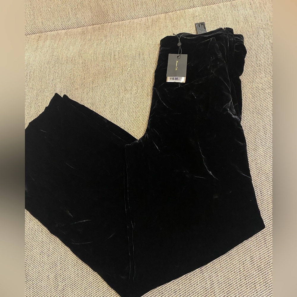 Massimo Dutti women's velvet pants